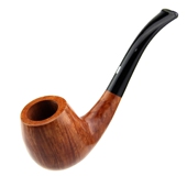 正品 KK级石楠木光面手工弯斗小号 意大利卡斯特罗烟斗Collection