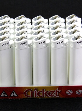 进口瑞典cricket草蜢一次性打火机砂轮明火防爆恒流阀广告定制