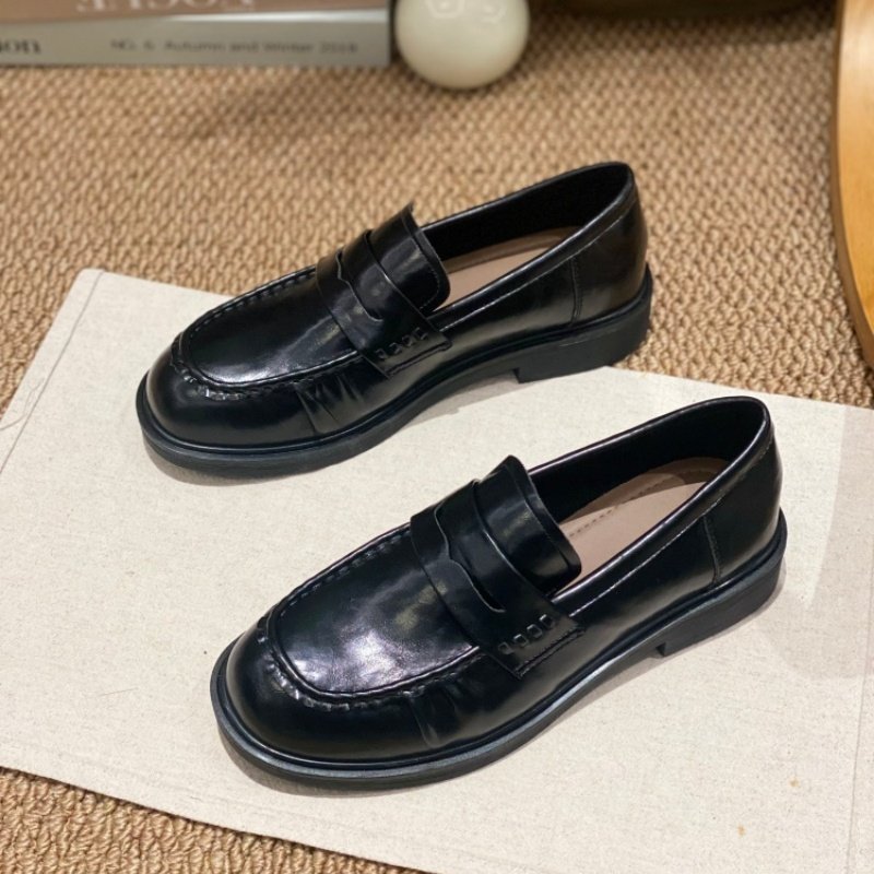 英伦风一脚蹬乐福鞋女2026春季爆款深口黑色粗跟百搭舒适通勤单鞋,女鞋,深口单鞋,淘宝优惠券,粉丝福利购,淘宝优惠卷