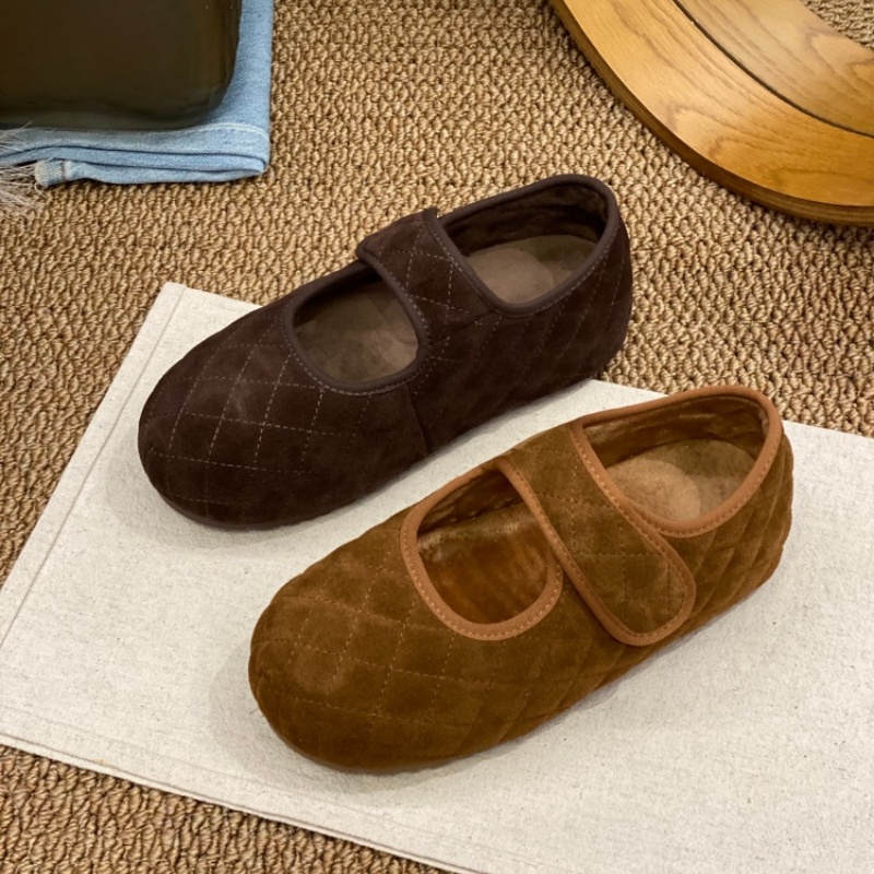 新款舒适勃肯鞋女2025秋冬季新款时尚魔术贴百搭舒适透气休闲女鞋