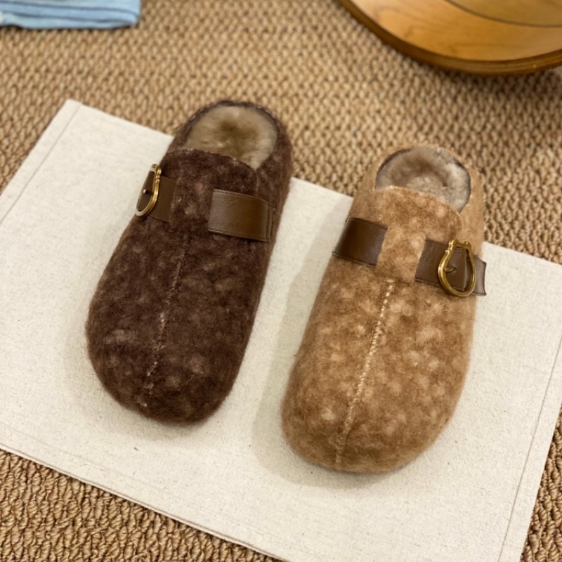 新款百搭勃肯鞋女~ 2025秋冬季新款时尚百搭圆头舒适透气休闲女鞋