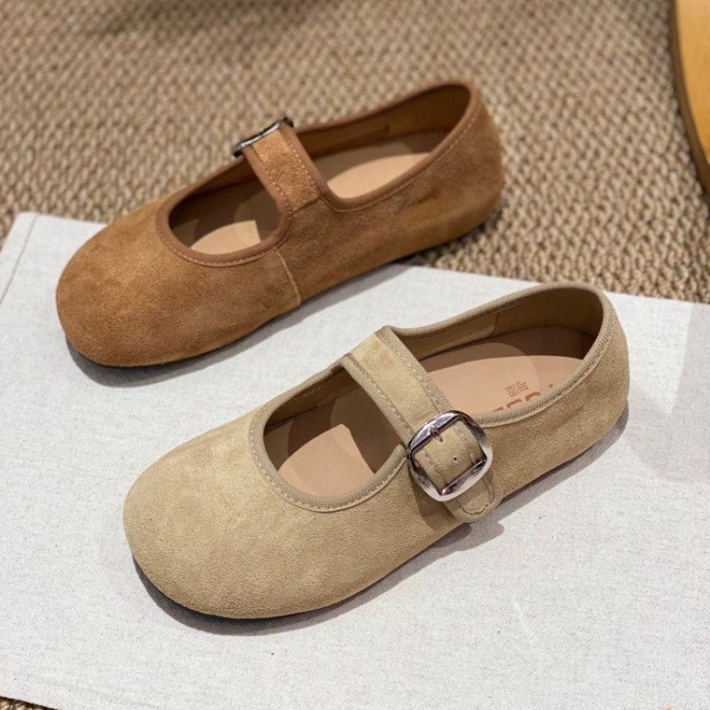 真皮玛丽珍勃肯鞋女2026新款皮带扣圆头一字扣带百搭舒适单鞋女款,女鞋,勃肯鞋/软木鞋,淘宝优惠券,粉丝福利购,淘宝优惠卷