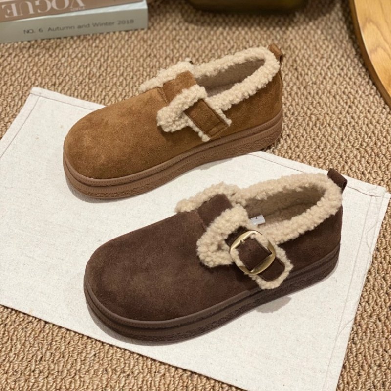 加绒勃肯鞋羊羔毛女2025冬季新款圆头休闲软底平底保暖舒适棉鞋女,女鞋,勃肯鞋/软木鞋,淘宝优惠券,粉丝福利购,淘宝优惠卷