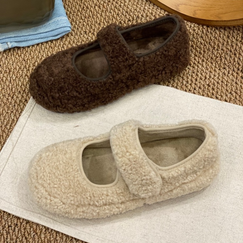 新款舒适勃肯鞋女~ 2025秋冬季时尚毛毛百搭舒适保暖加绒休闲鞋女