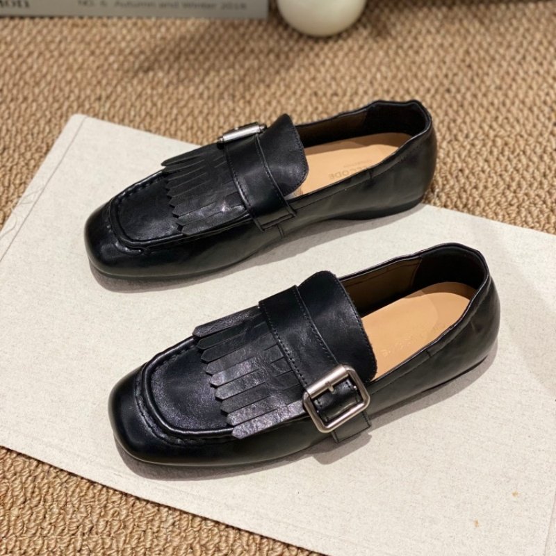 英伦风流苏乐福鞋女2026春季新款方头低跟粗跟深口单鞋百搭轻便女,女鞋,深口单鞋,淘宝优惠券,粉丝福利购,淘宝优惠卷