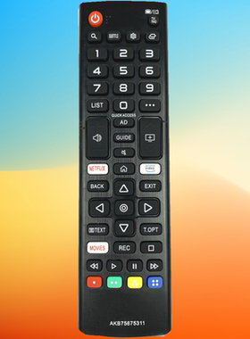 适用LG乐金液晶LCD电视机AKB75675311 AKB7567530遥控器英文版