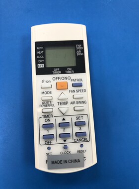 英文适用松空调A75C3298 3058 3060 3155 3159 3182 3184遥控器