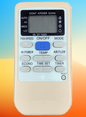 英文版三菱重工空调RYA502A006D RYA502A006F RKS502A503遥控器