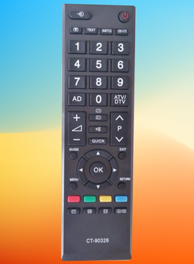 适用于英文东芝液晶CT-90326 90436 90325 90406 90329电视遥控器