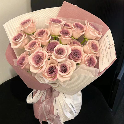 生日礼物女乌梅子酱花束心型永生鲜香皂花送女友求婚闺蜜老婆纪念