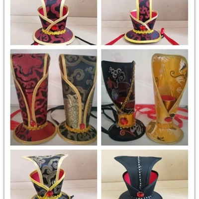 狗狗皇帝帽宫廷头饰创意搞怪猫咪头套宠物秦始皇头冠cos拍照出片