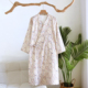春夏纯棉纱布女汉服薄款 和服睡袍宽松大码 汗蒸浴袍家居服睡衣睡裙
