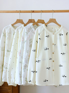 空气棉月子服秋冬季上衣产后棉