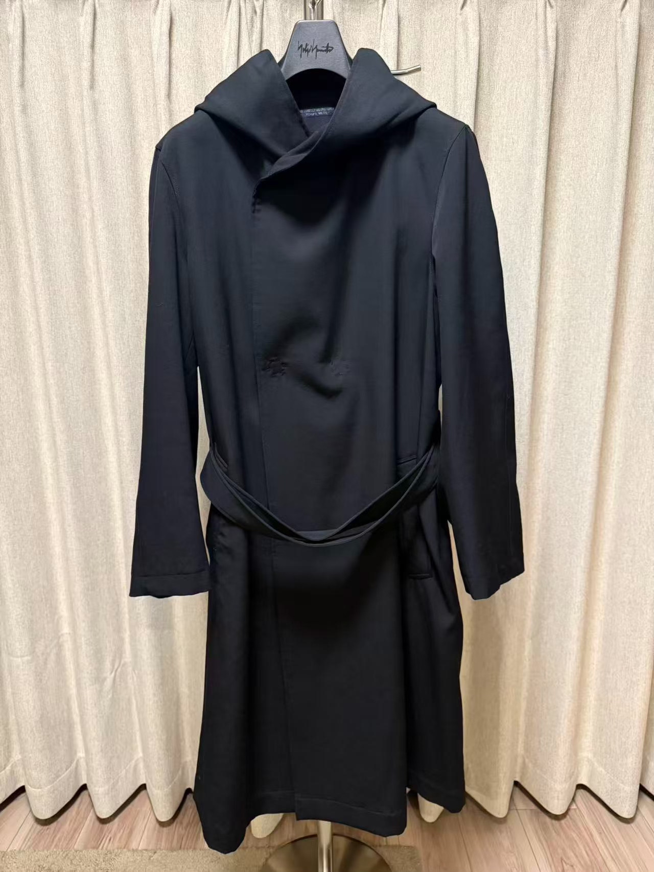 Yohji Yamamoto Belted Boxing Robe Coat