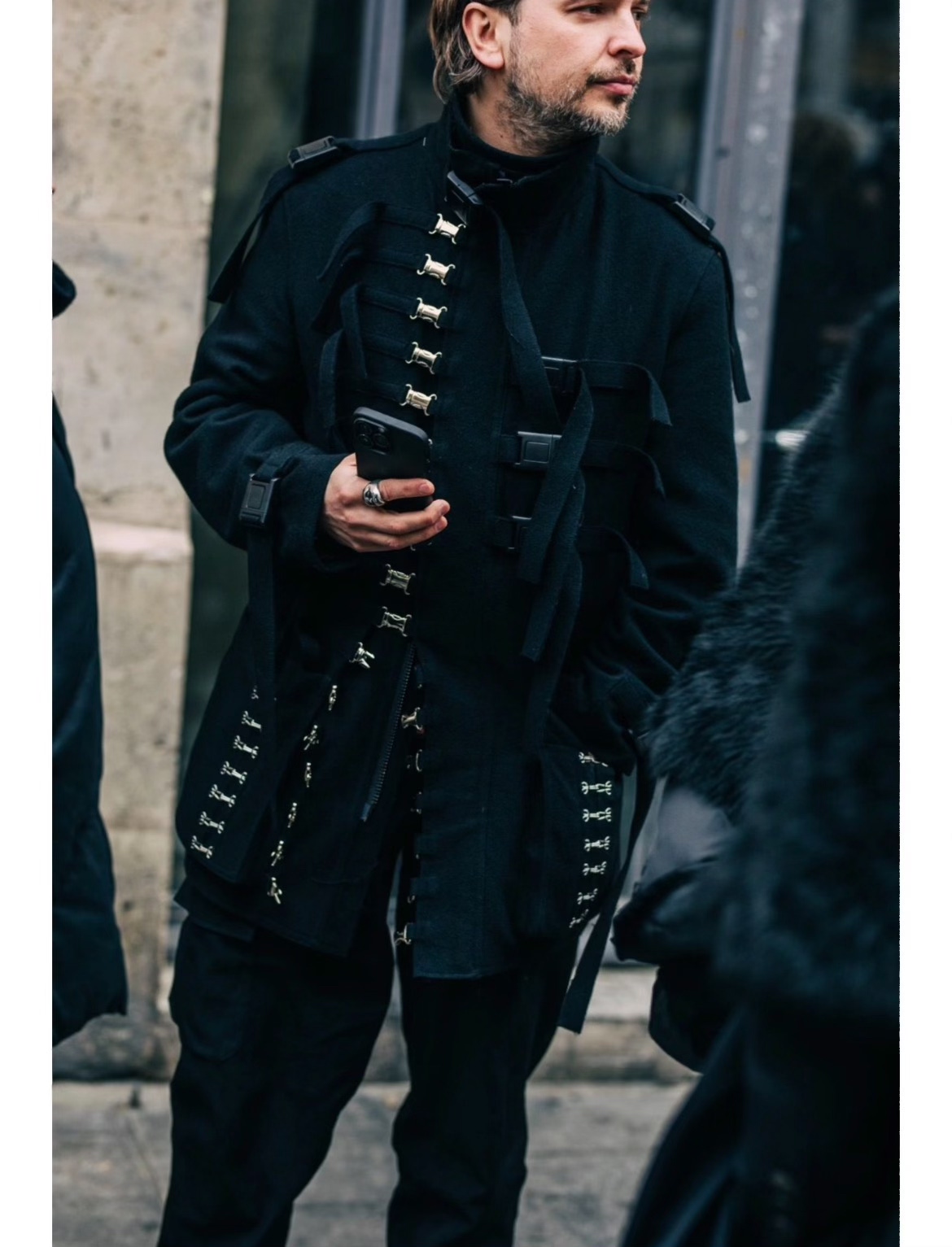 Yohji Yamamoto 21AW Heavy Lock Jacket — label