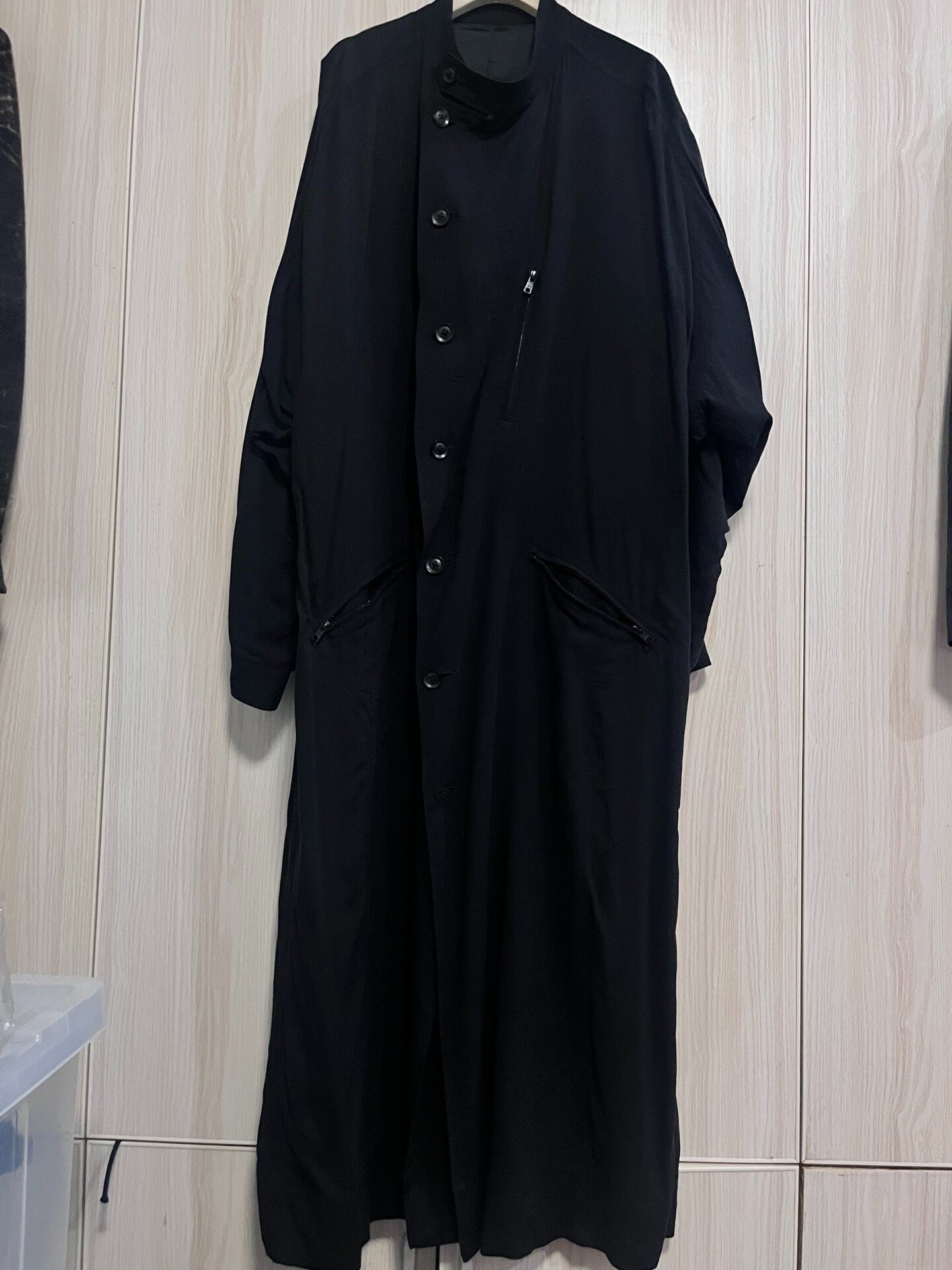 Yohji Yamamoto 18ss Long Black Coat