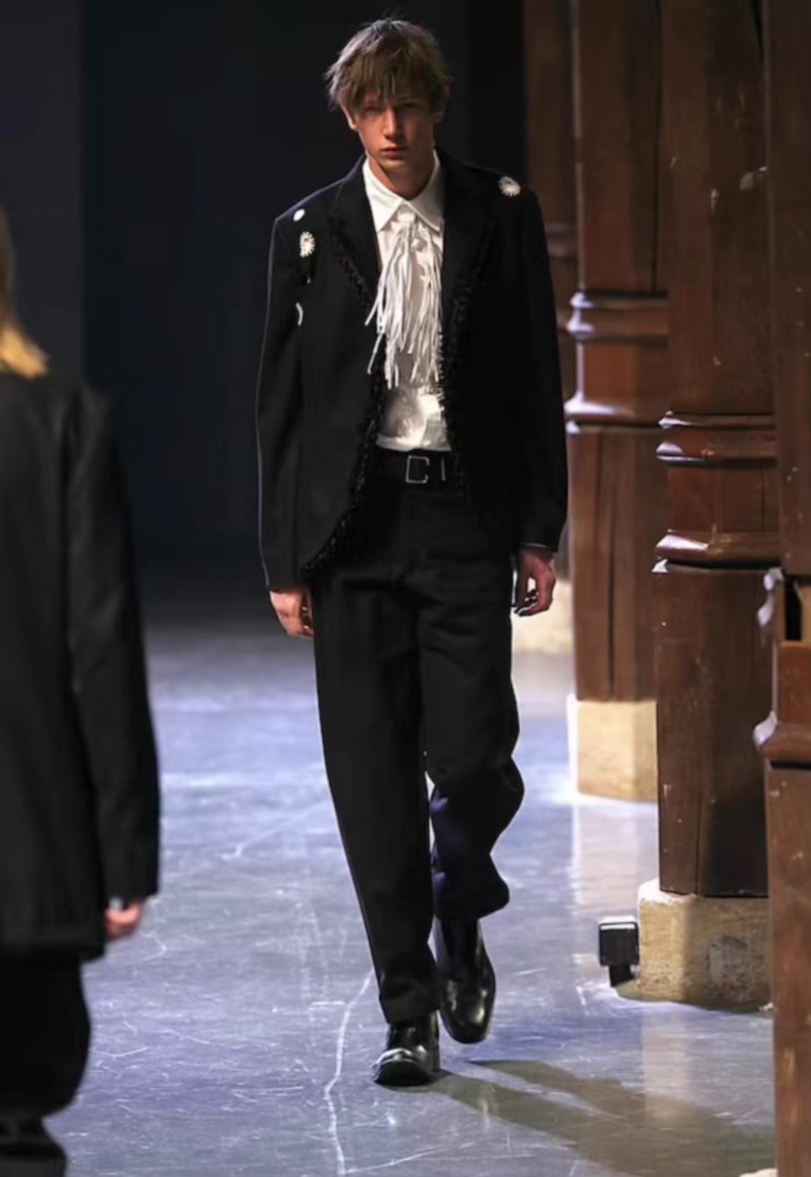 Yohji Yamamoto 06AW Black Blazer — label