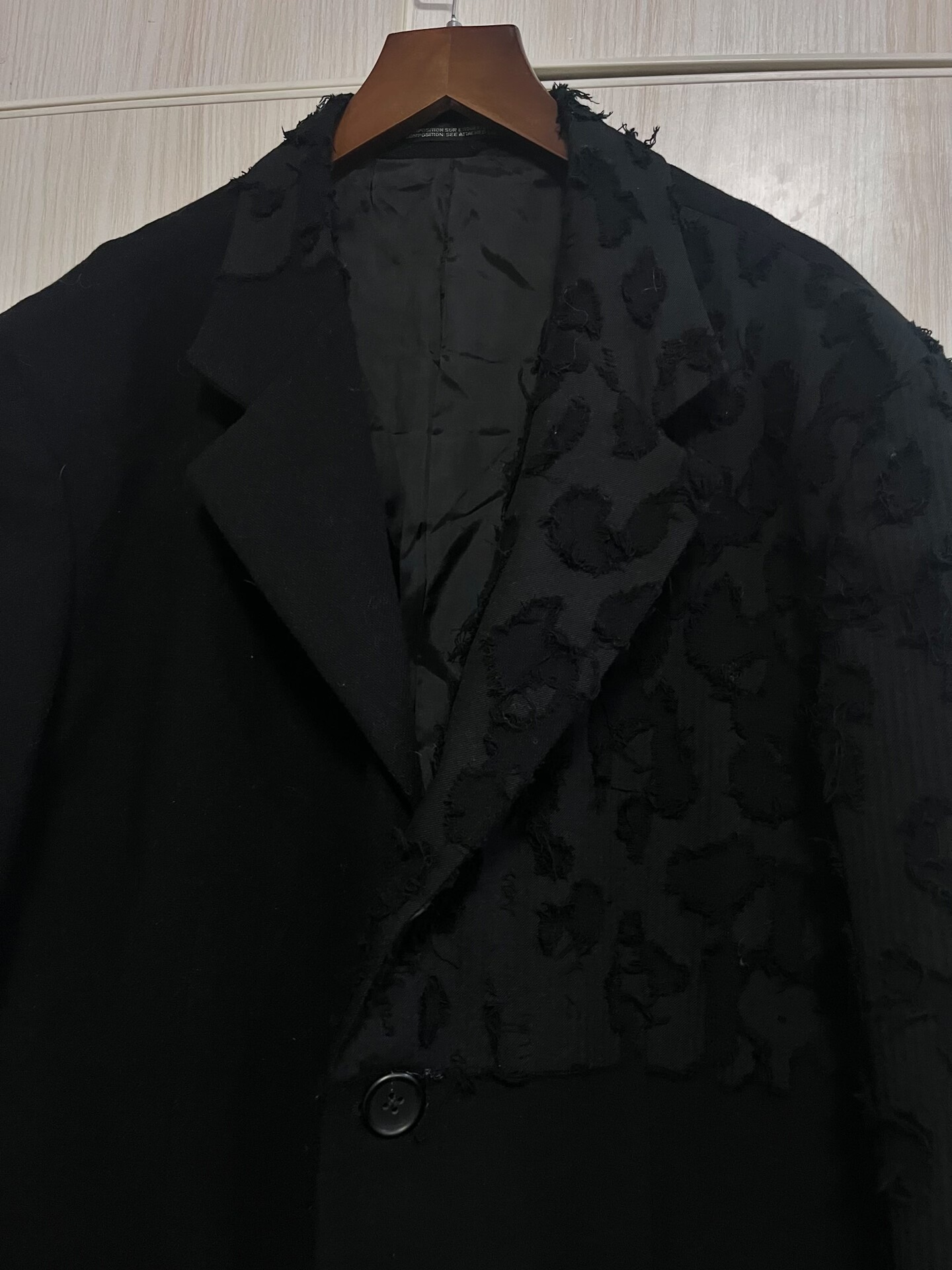 Yohji Yamamoto 22AW Leopard Jacket — front