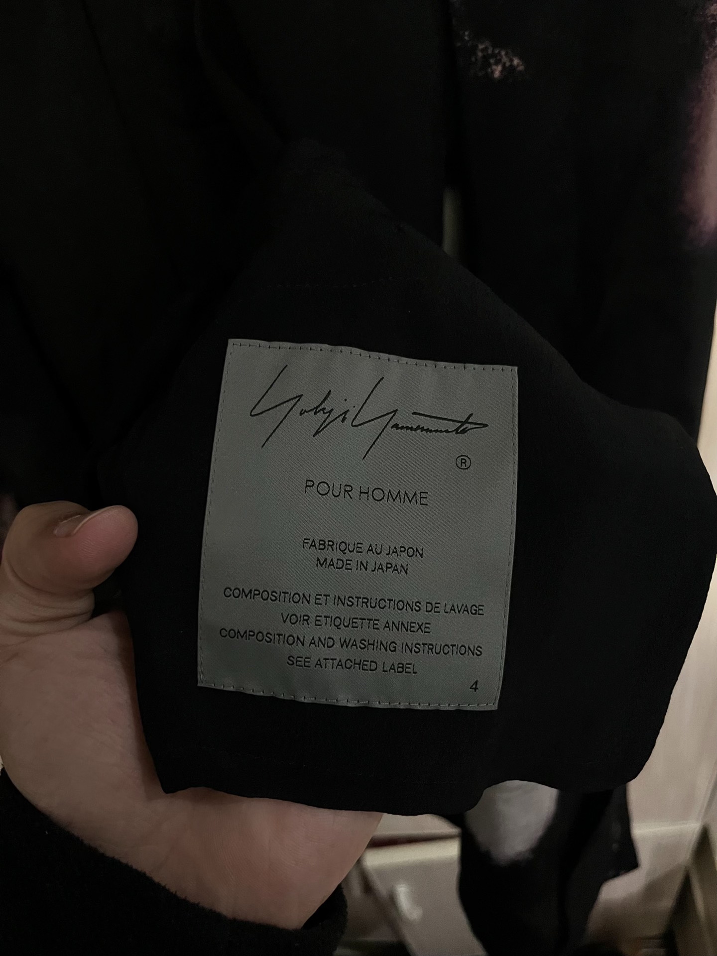 Yohji Yamamoto Silk Firework Print Coat — back