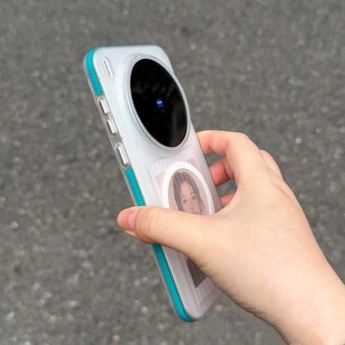 磁吸充电防滑条边框瓦楞适用一加15手机壳13t魅族22简约oppoFindX9蓝色X8s透白ultra磨砂Reno14防摔金属按键