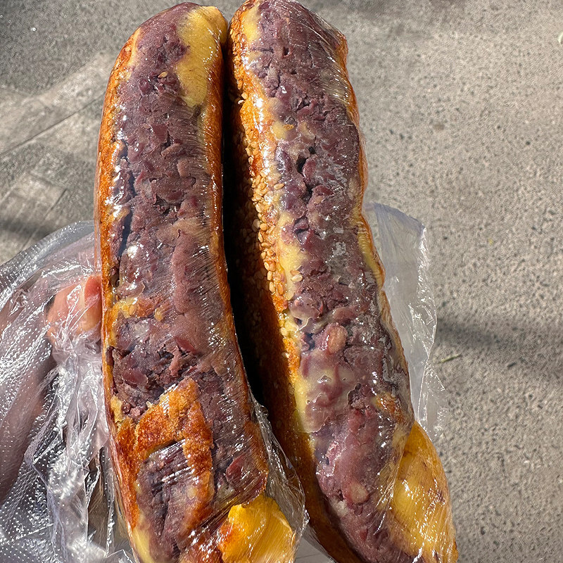 手工红豆千层饼400g薄皮豆沙馒头中式主食面食早餐速食山东特产图片