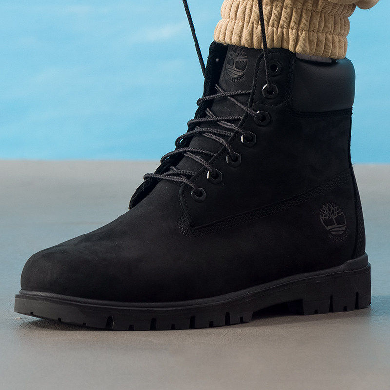 添柏岚休闲鞋男鞋秋冬户外徒步登山鞋抓地耐磨皮革6寸高帮靴A1JI2