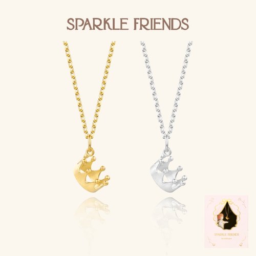 小皇冠少女心公主项链送女友礼物