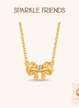 蝴蝶结项链小众高级感女生礼物