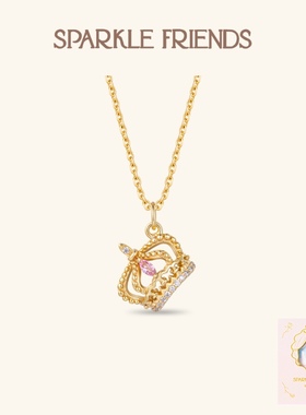 公主的皇冠项链小众高级感礼物