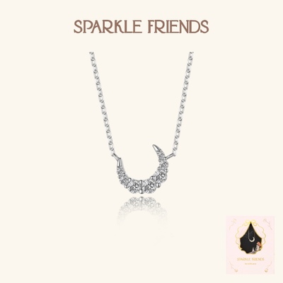 浪漫少女心月牙项链女礼物