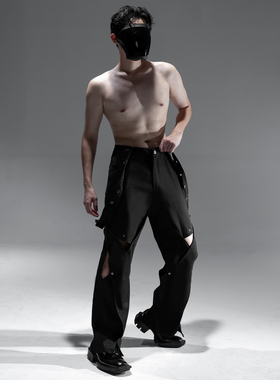 SANGWOO 22.FW “Mirror”设计感牛仔裤镂空设计师款【定制款】