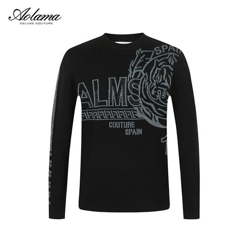 奥拉玛轻奢男士毛衫圆领