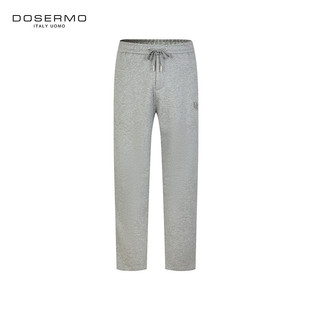 丹西摩（DOSERMO）轻奢男装直筒针织休闲裤秋冬长裤刺绣字母