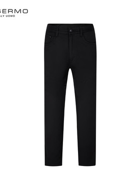 丹西摩（DOSERMO）轻奢男装绣花休闲裤男士宽松长裤子春夏新品