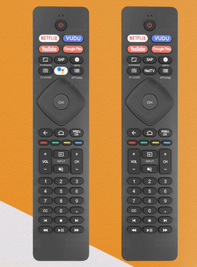 适用于飞利浦电视机语音遥控器NH800UP RF402A-V14 VUDU红外线