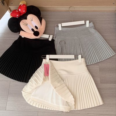 miu系百褶裙半身裙风琴短裙女