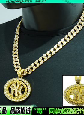 嘻哈风hiphop可旋转符号标志项链