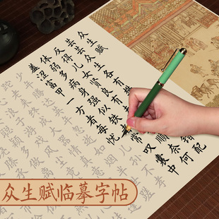 众生赋字帖书法字画静心赋凡人赋洛神赋寒窑赋小楷临摹描红宣纸长