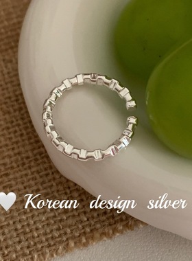 SASA银韩国ins风银戒指/指环