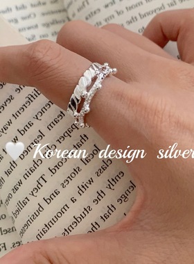 SASA银韩国小众ins戒指/指环