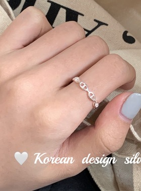 SASA银新款韩国东戒指/指环