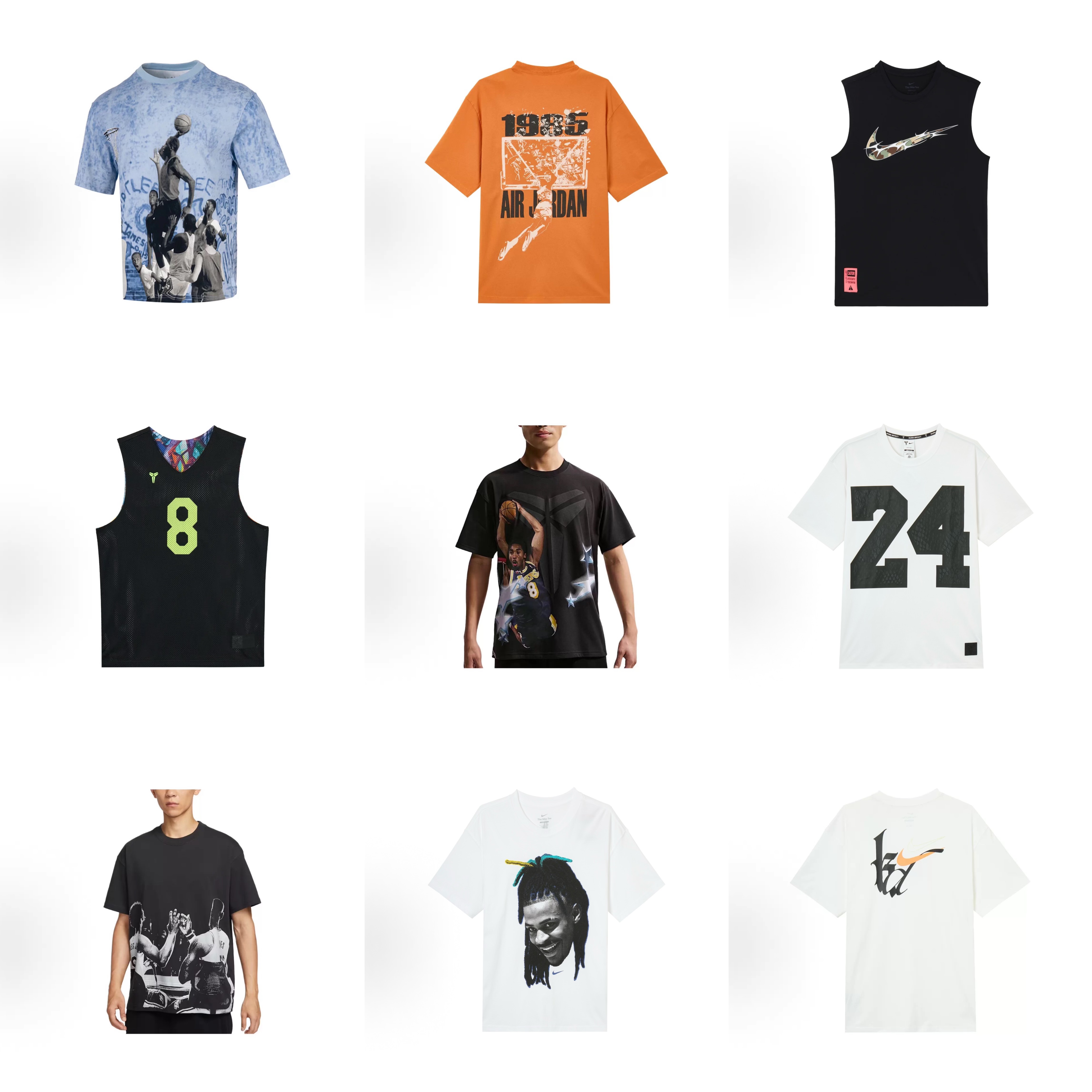 【断码清仓】Nike耐克运动休闲篮球跑步联名短袖
