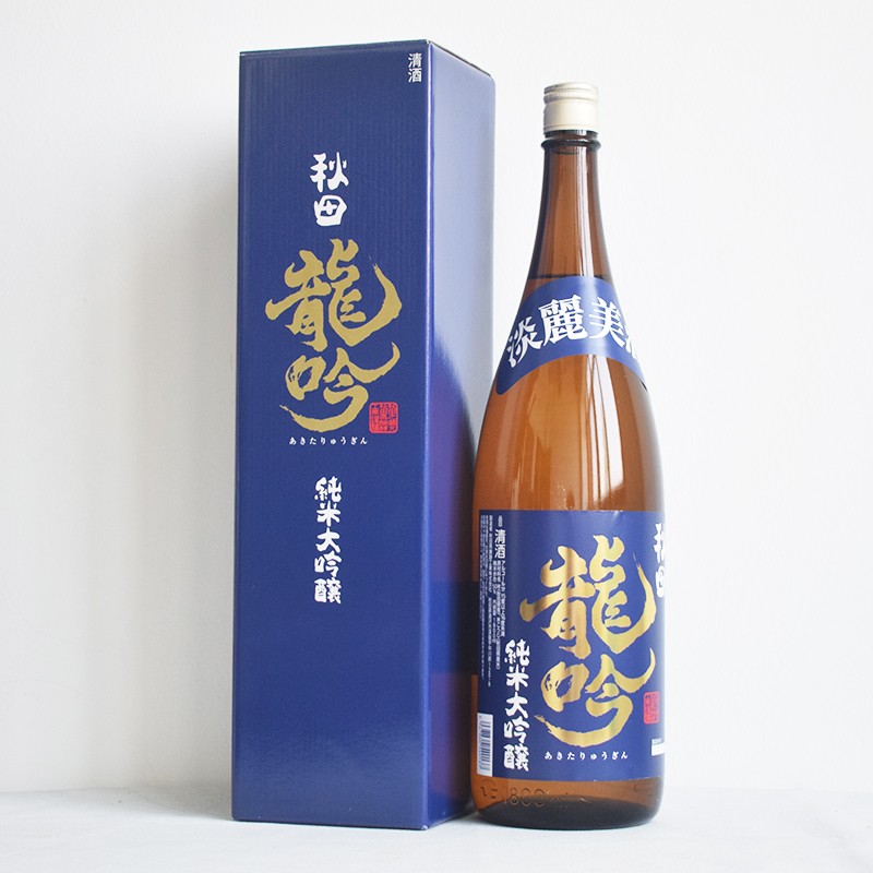 秋田龙吟纯米大吟酿日本清酒原装进口精米步合50%低度清酒日本酒