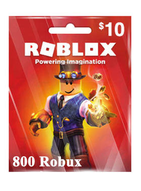 ROBLOX USD10 GAME CARD GLOBAL 美服羅布洛思R币充值卡800Robux