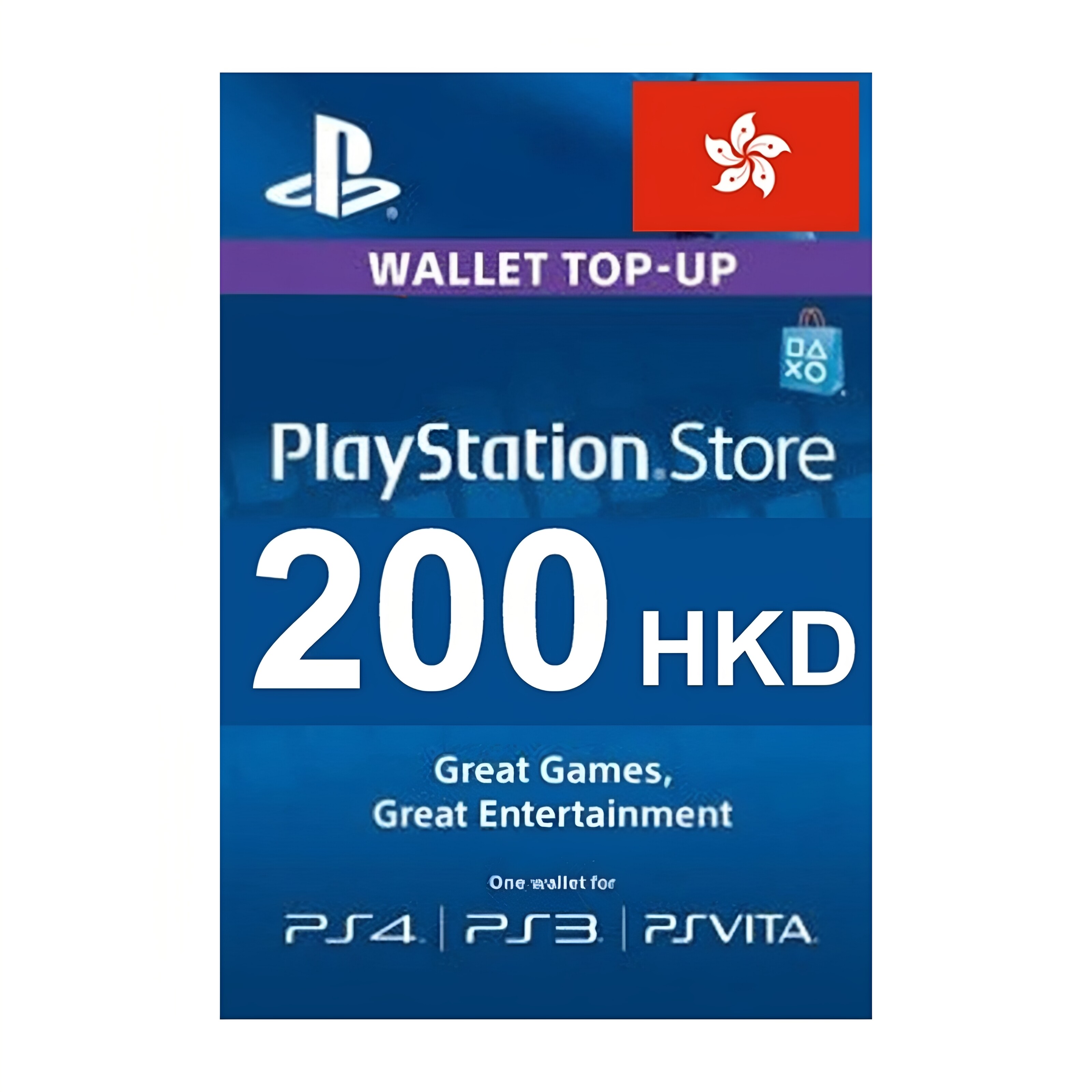 HKD200港服PlayStation充值点卡图片