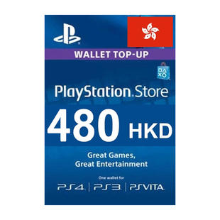 PlayStation Network 480HKD HongKong PSN Gift Card 港服预付卡