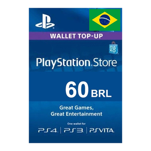 BRL60巴西雷亚尔 Slim PS5 Pro PSV PS4 索尼Brazil巴西PSN充值卡