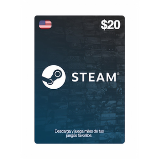 Card Gift $20 USD Steam Code美国STEAM钱包充值卡20美元 Wallet