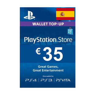 Playstation Network Gift Card EUR 25 SPAIN 西班牙充值卡35欧