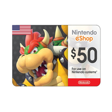 Nintendo USD50 eShop Card USA NS任天堂50美元充值卡 3DS WiiU